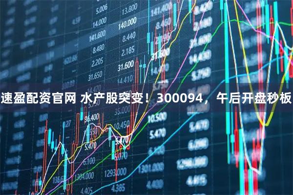 速盈配资官网 水产股突变!300094,午后开盘秒板
